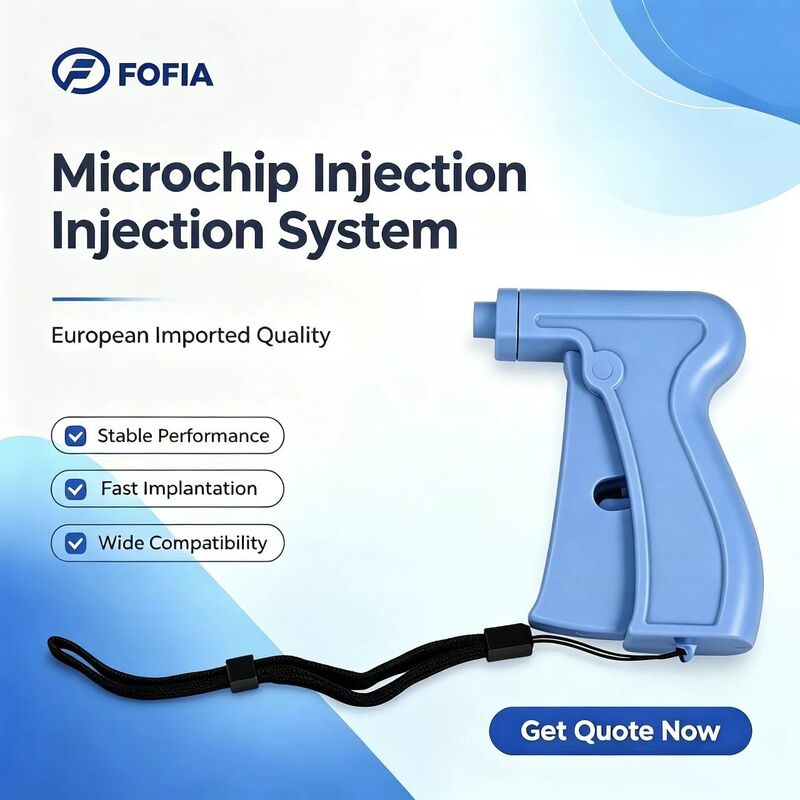 Certyfikowany przez ICAR Fofia 2026 Nowy bestsellerowy mikrochip RFID 134,2 kHz dla zwierząt domowych, typ rozdzielany, plastikowy ZS008, wodoodporny dla zwierząt