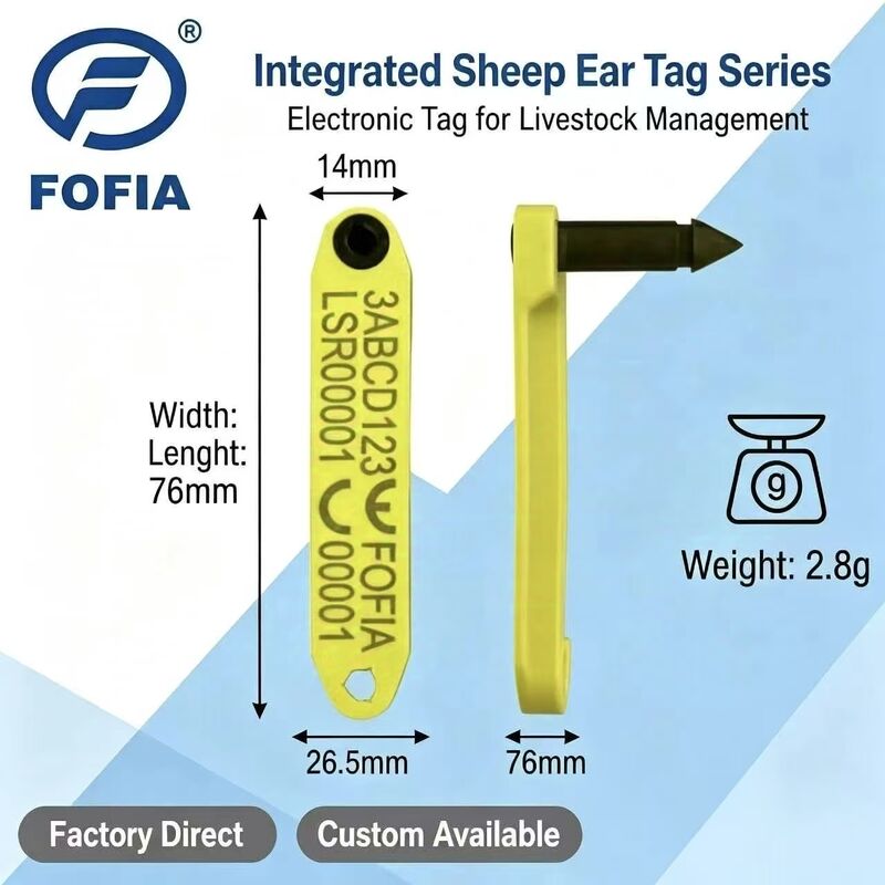 Nowy Fofia HDX wysokotemperaturowy zintegrowany antyprzelewy TPU, elektroniczny et969 żółta owca RFID.5